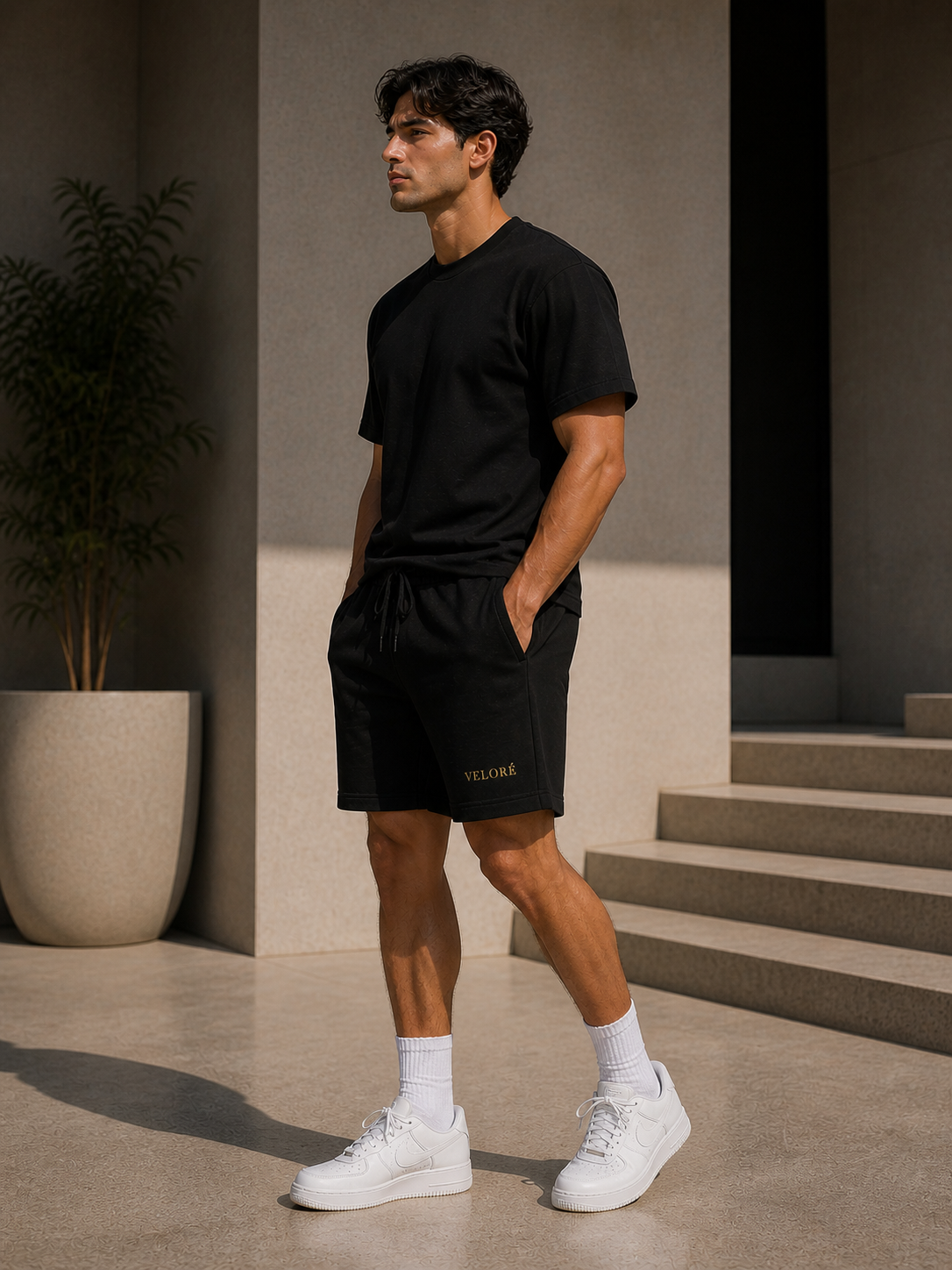 Noir Shorts — Veloré