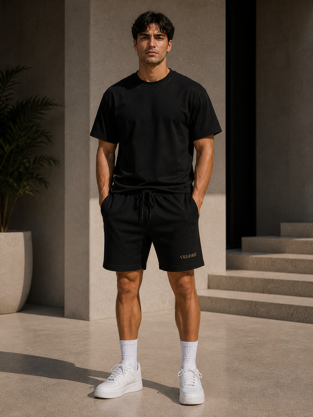 Noir Shorts — Veloré