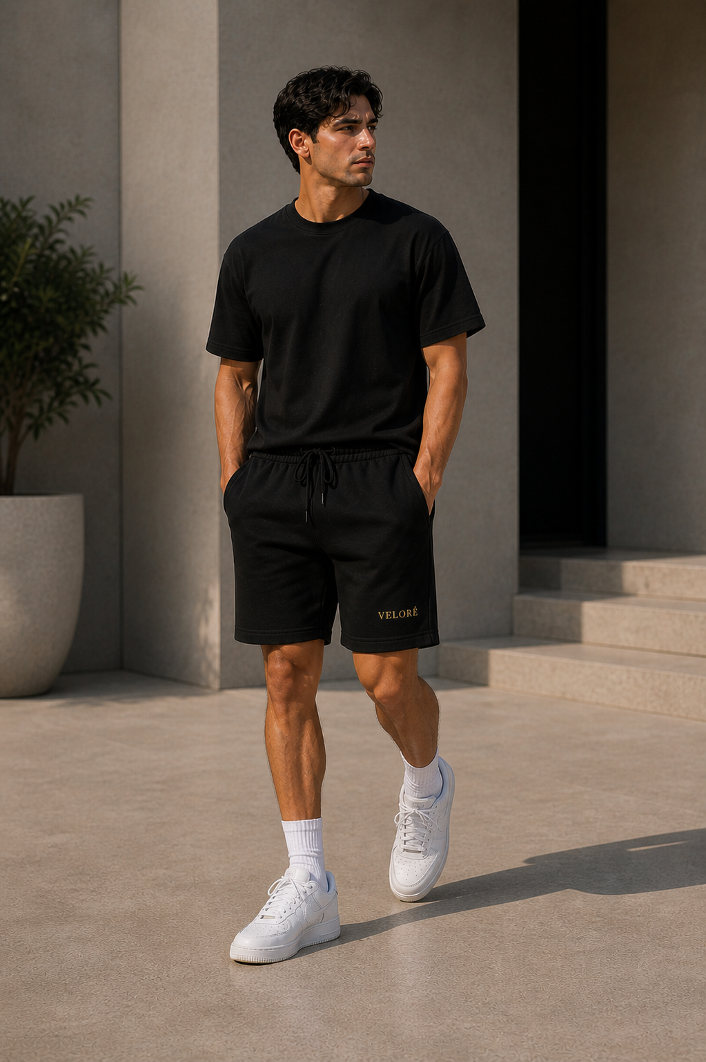 Noir Shorts — Veloré
